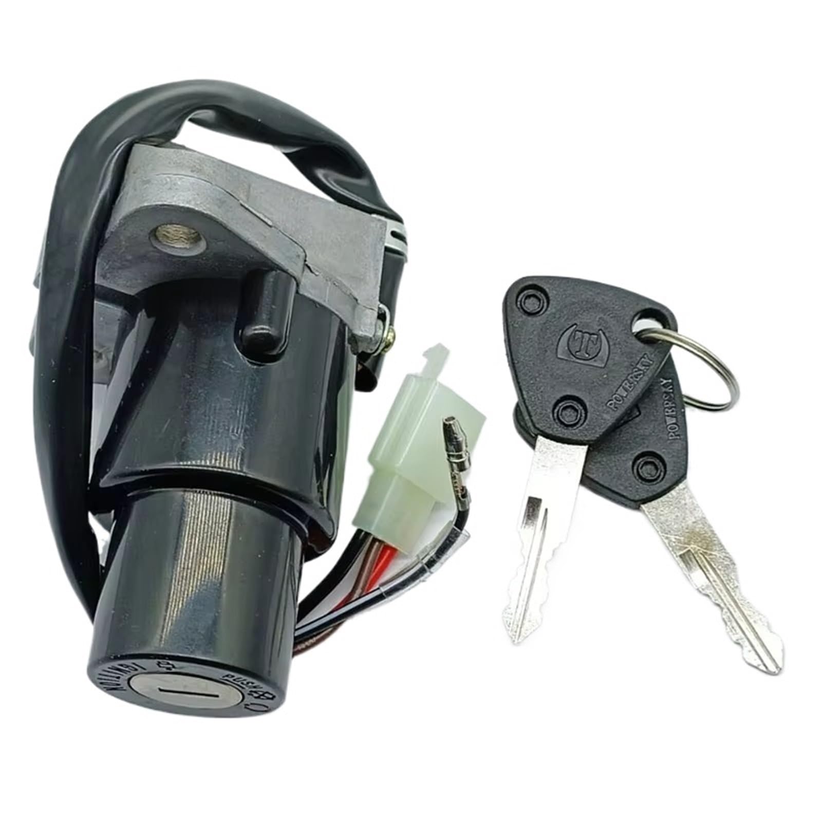 Moto Chiave Accensione Compatibile Con Yamaha Per DT125R Per DT125RH Per DT125RN Set Chiavi Blocco Dell'interruttore Avviamento Dell'accensione Per Motocicletta OEM: 55V-82501-00 3LY-82501-00