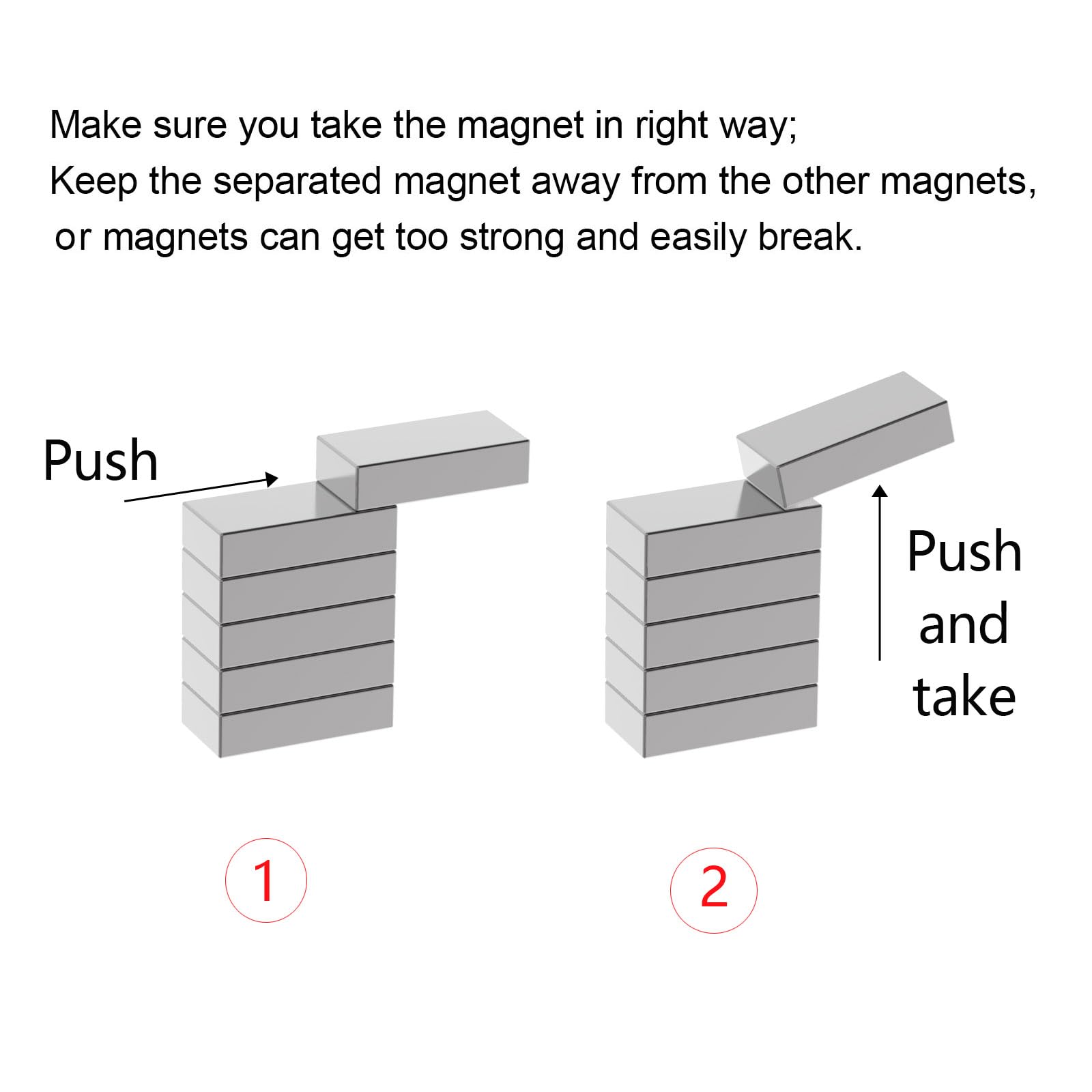 N52 Magnet Blocks - 60x10x3mm - 10 Pack, Large Strong Rectangular Neodymium Bar Magnets, Powerful Rare Earth Magnets, Heavy Duty Industrial Neodymium Large Block Magnet Strip — Amazon image 5