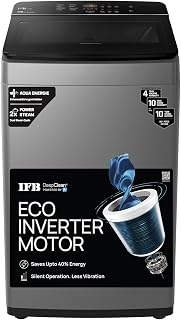IFB 7 Kg 5 Star AI Powered DeepClean® Technology Fully Automatic Top Load Washing Machine with Eco-inverter(TL701AG1ID, Activmix, AquaEnergie, Inbuilt Wheels, 4 Year Machine Warranty,Anthracite Grey)