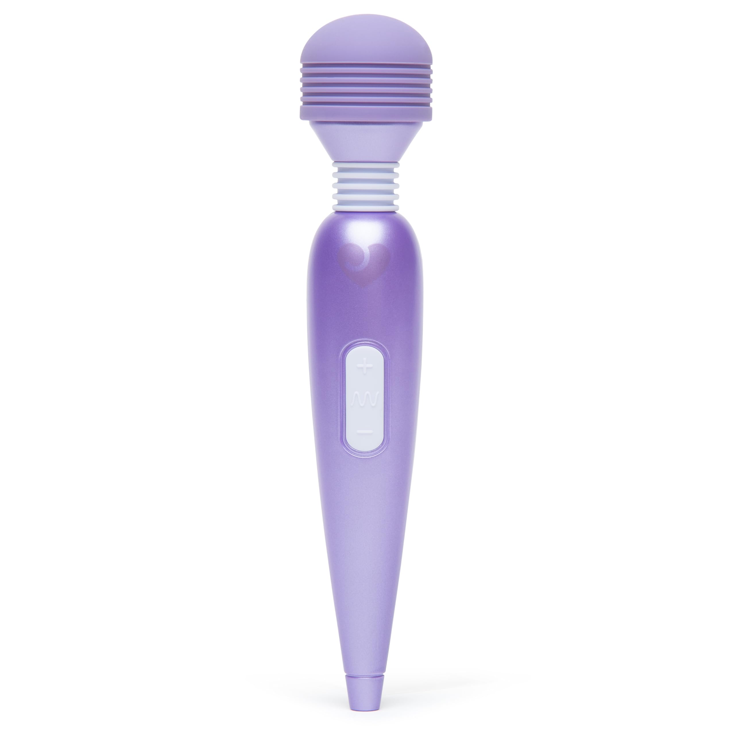 Lovehoney Deluxe Rechargeable Mini Massage Wand with Ergonomic Handle - Rechargeable - Purple