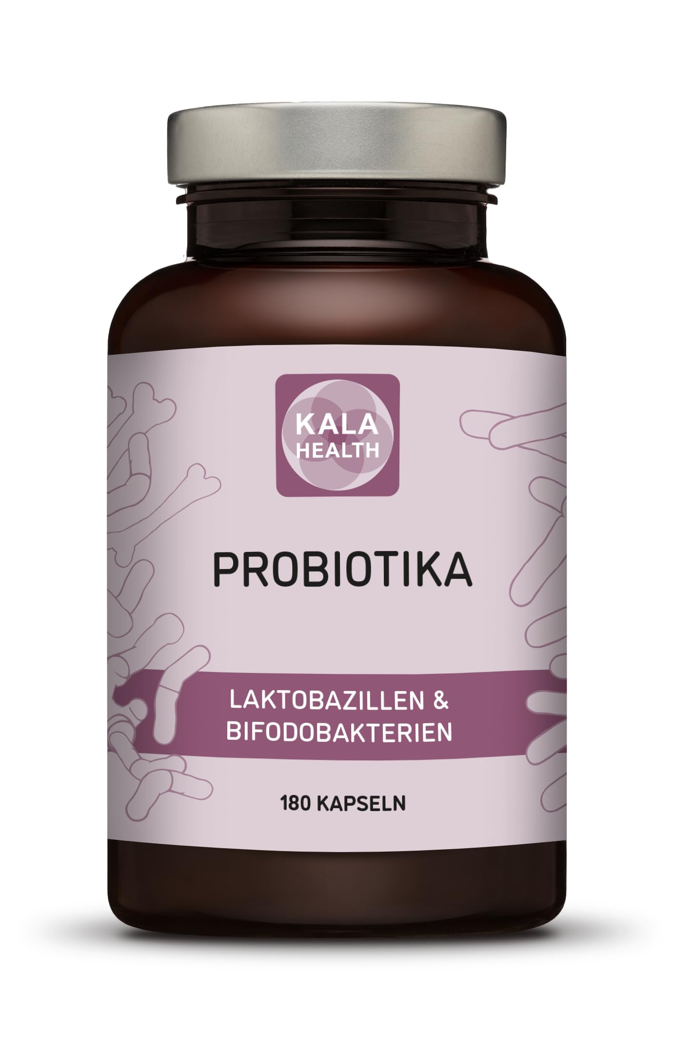Kala Health Probiotika LAKTOBAZILLEN + BIFODOBAKTERIEN Komplex- 25 Milliarden lebensfähige Bakterien aus bekannten und gut erforschten probiotischen Stämmen (180)