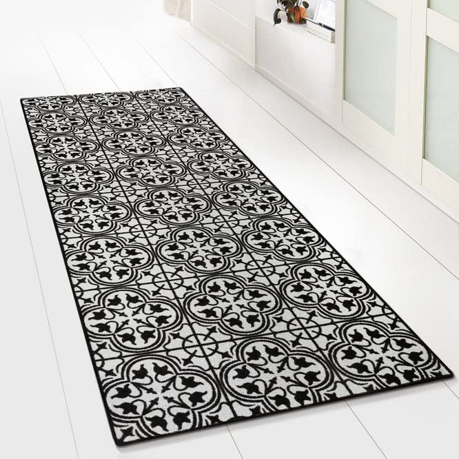 Design Carpet Runner Rug Floor Mat, Non Slip Runner Mat for Kitchen Hallway Living Room Bedroom Vintage Ornament Classic Modern Design (80 x 800 cm, Wexford) — image 1