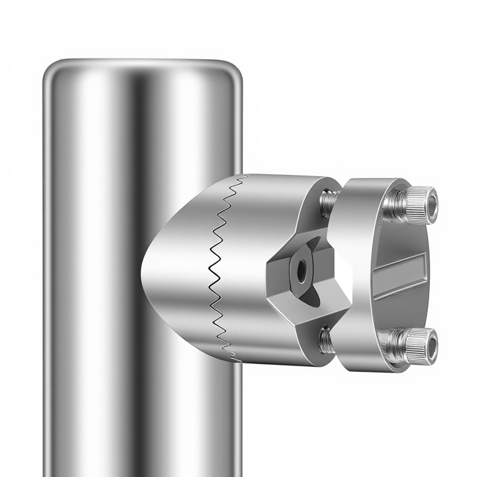 2 supporti per canna da pesca in acciaio inox, supporto per canna da barca con fori di drenaggio, supporto per canna da barca, campo di serraggio 19-22 mm, per l'installazione su yacht, barche da