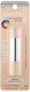 Physicians Formula Gentle Full Coverage Concealer, Light Cover Concealer Stick, Eyes, Face, Dermatologist Tested (Packaging May Vary)