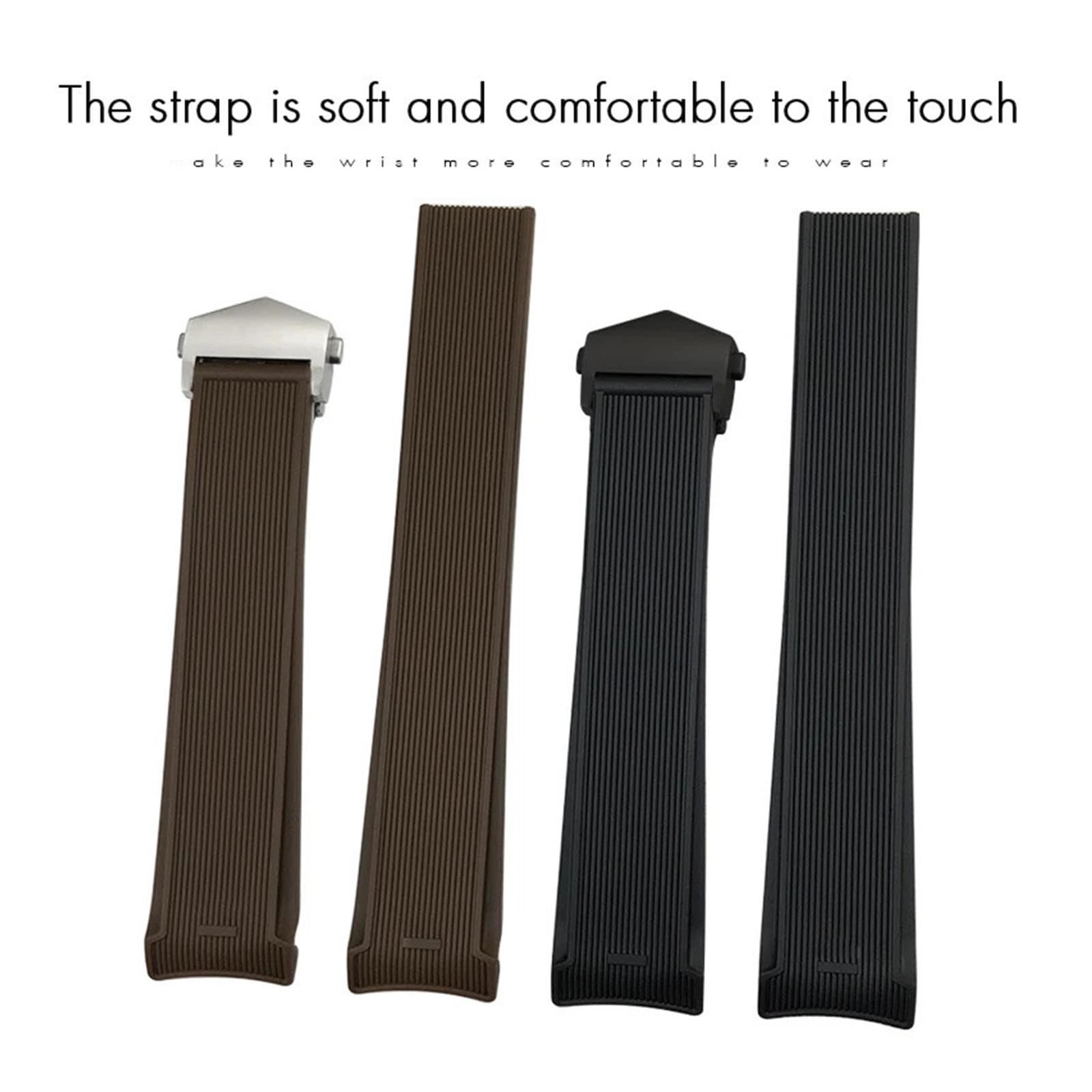 Cinturino In Silicone In Gomma Naturale Compatibile Con Tag Heuer