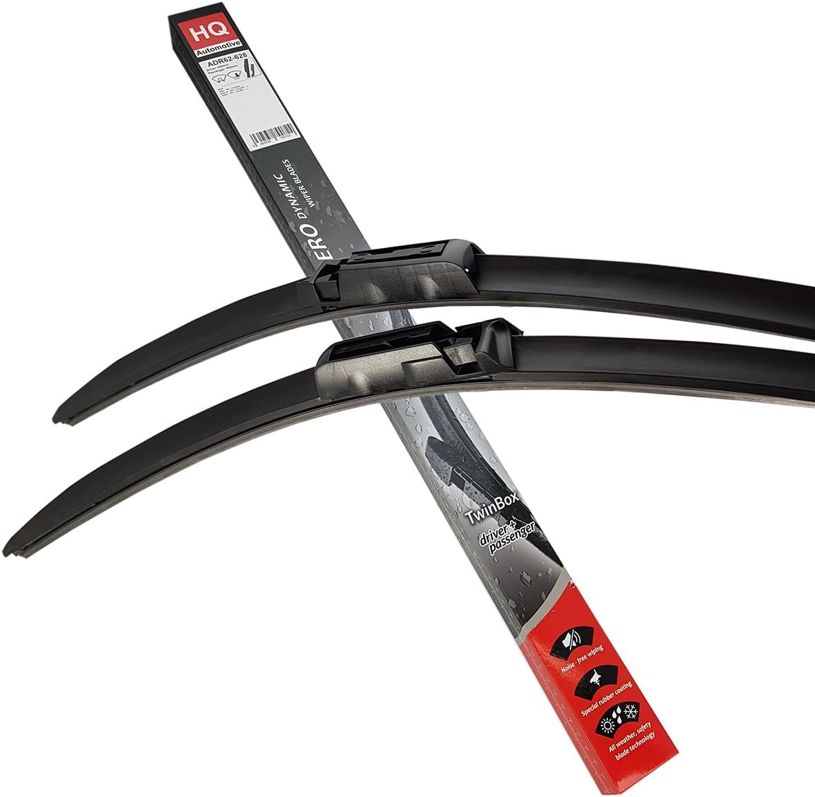 HQ Automotive Wiper Blade for Audi A6 C6, Avant, RS6 Avant, S6 series. Front Set, AD22-228