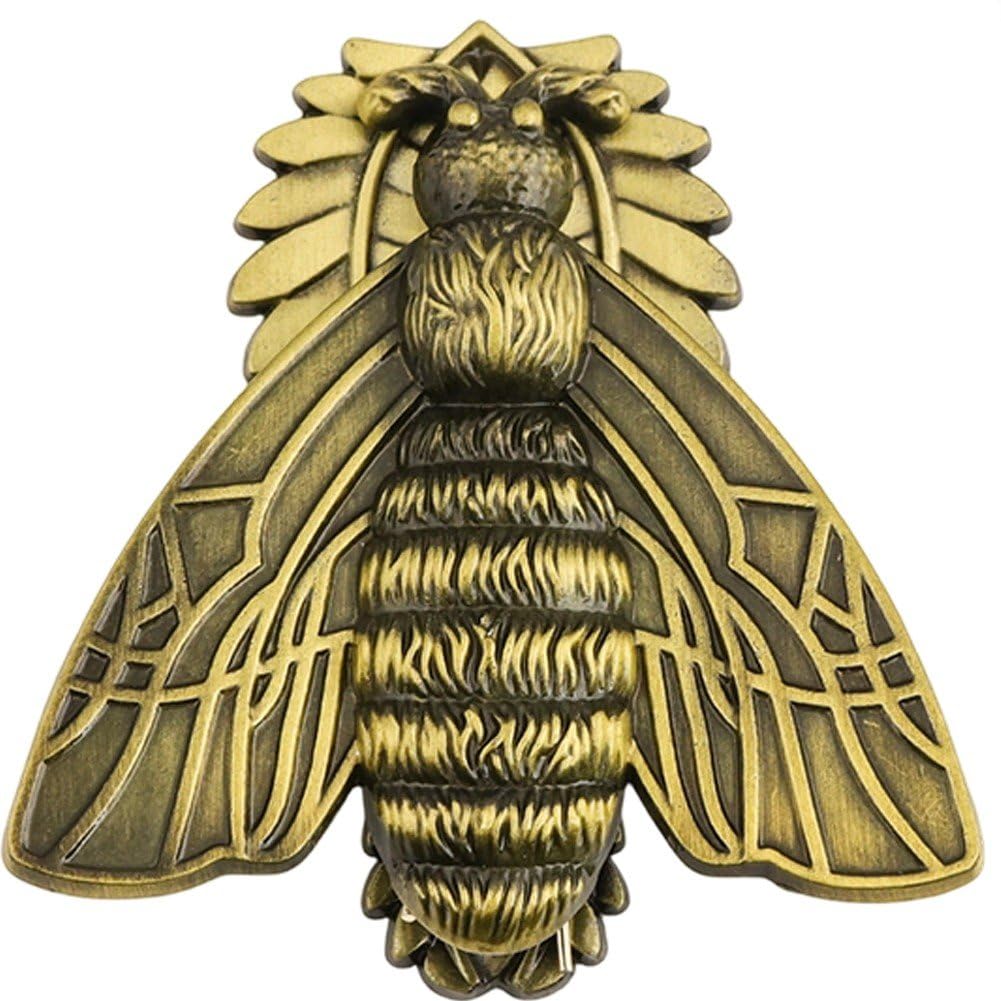 Sslvya Travelers Note Book Clip Vintage Bee Shaped Metal Antique Decorative Journal Page Binder Clips for Art Journaling Accessories
