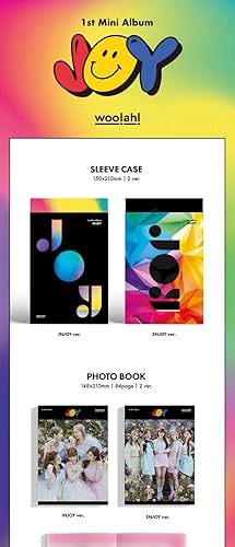 DREAMUS woo!ah! JOY Contenido del primer mini álbum+póster+seguimiento sellado (DISFRUTA Versión)