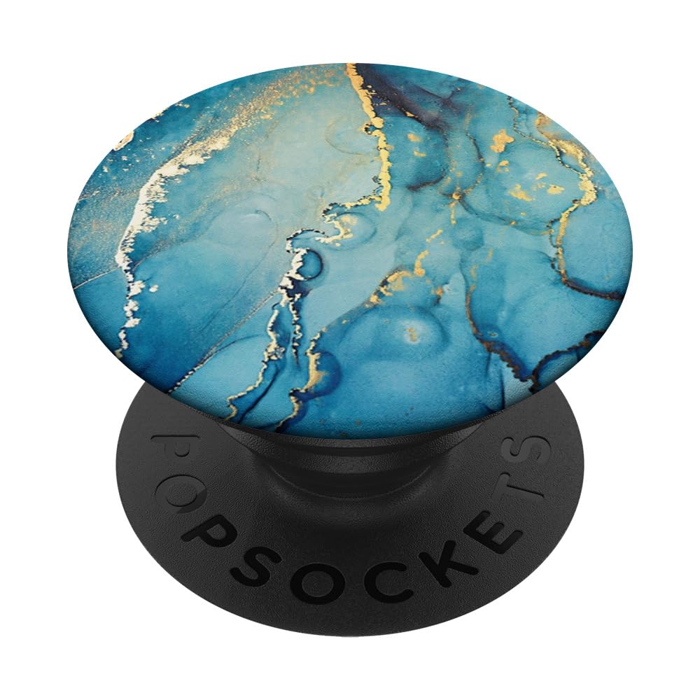 Mixture of Colors Deep Blue and Gold PopSockets Adhesive PopGrip
