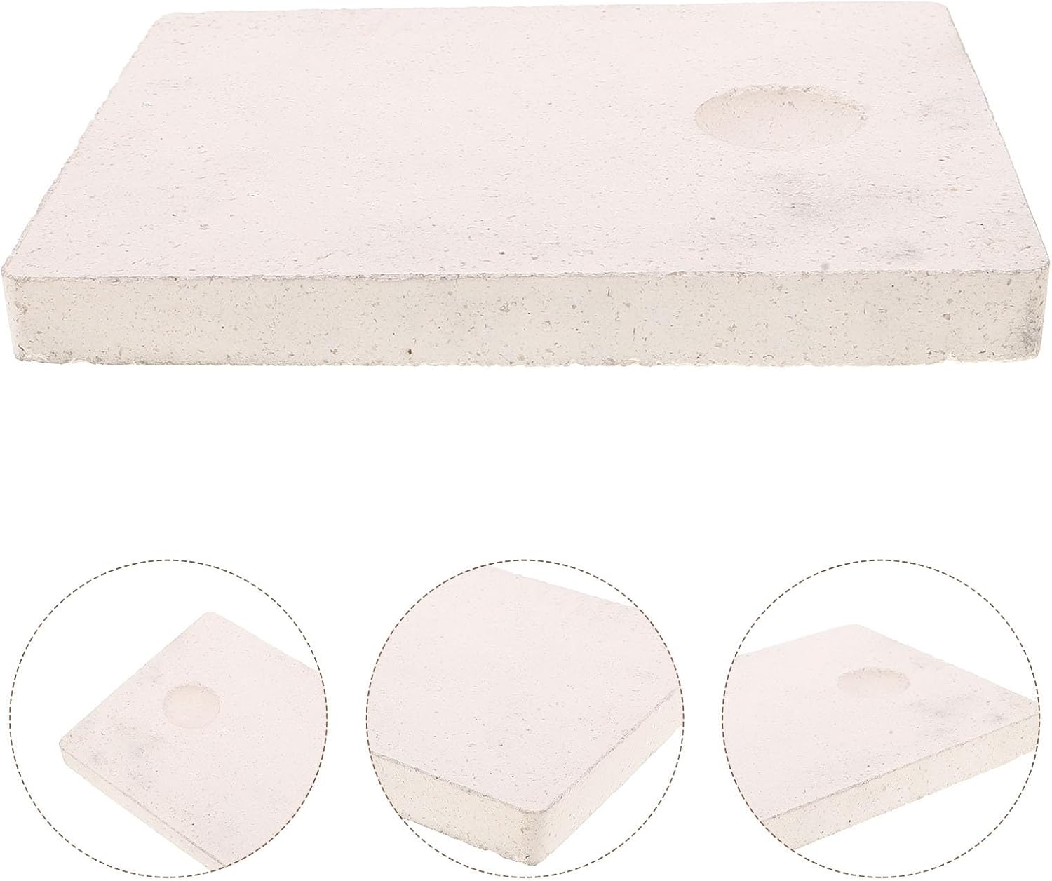 TOYANDONA Quartz with High Temperature Resistance Soldering Board for Jewelry Making and Lightweight Design, Portable Soldering Welding Block and Metal Smelting Tools for Handmade Jewelry