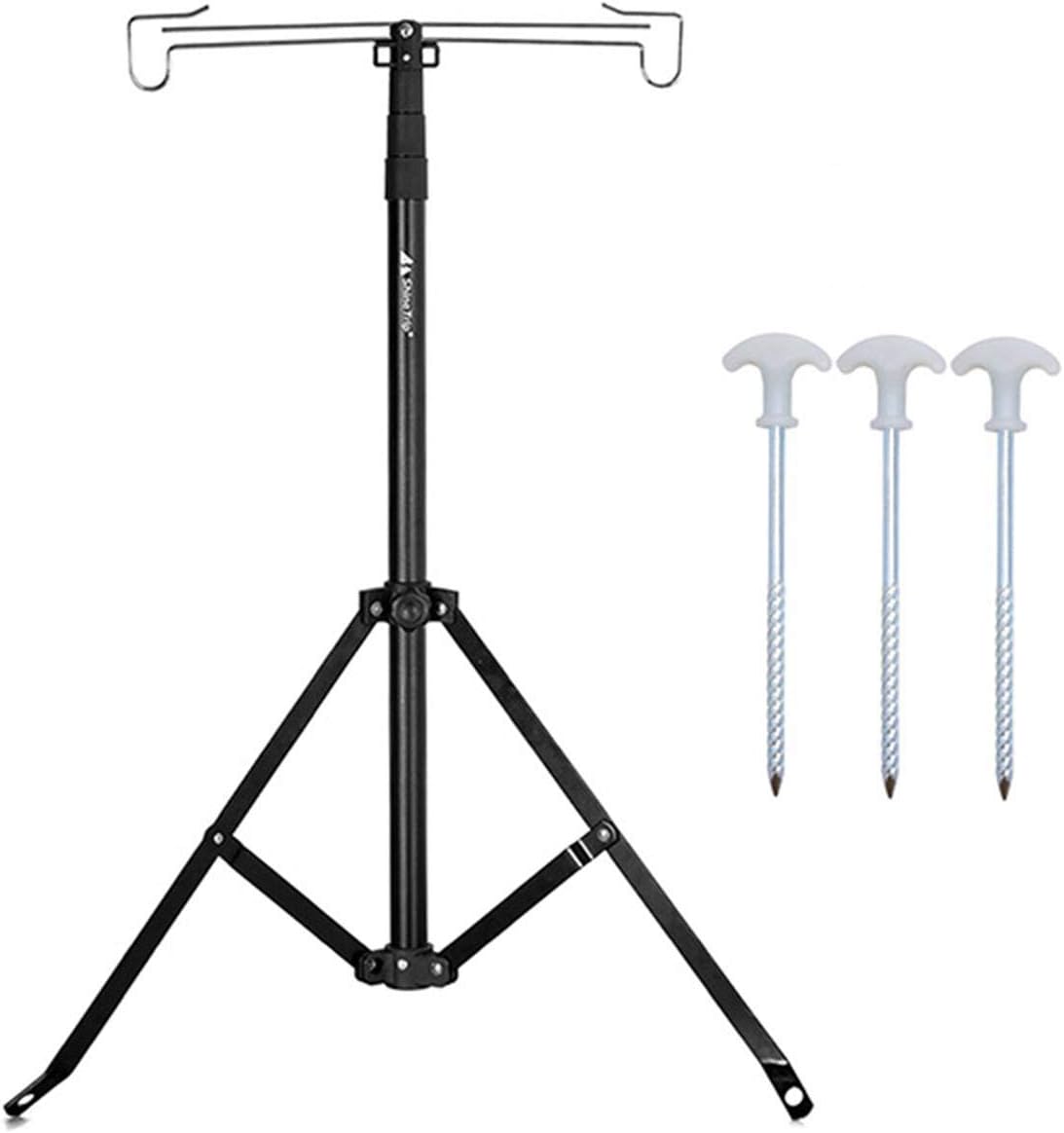 RIGTMAL Lamp Stand Camping Folding Lamp Pole Portable