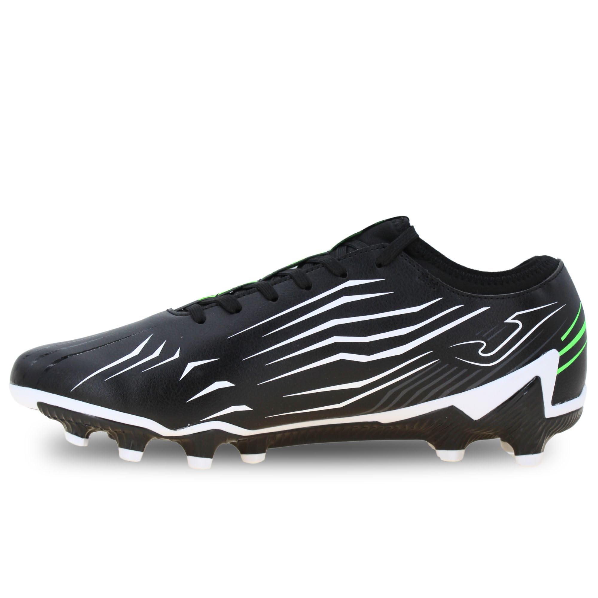 Joma Botas de fútbol de suelo firme, 6.5-12 de EE. UU. - Tacos profesionales - Parte superior de microfibra, suela cromada, refuerzo en el talón - propulsión