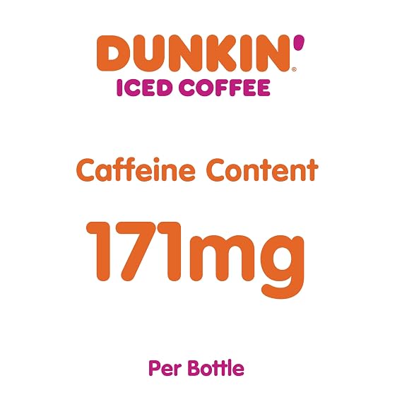 زجاجة قهوة مثلجة أصلية من Dunkin، 13.7 أونصة، 12 عبوة