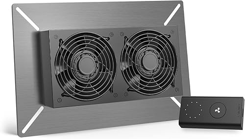 AC Infinity AIRTITAN S7, Ventilador de ventilación de 12 pulgadas con controlador de 10 velocidades, motor EC, clasificación IP-55 para espacio de