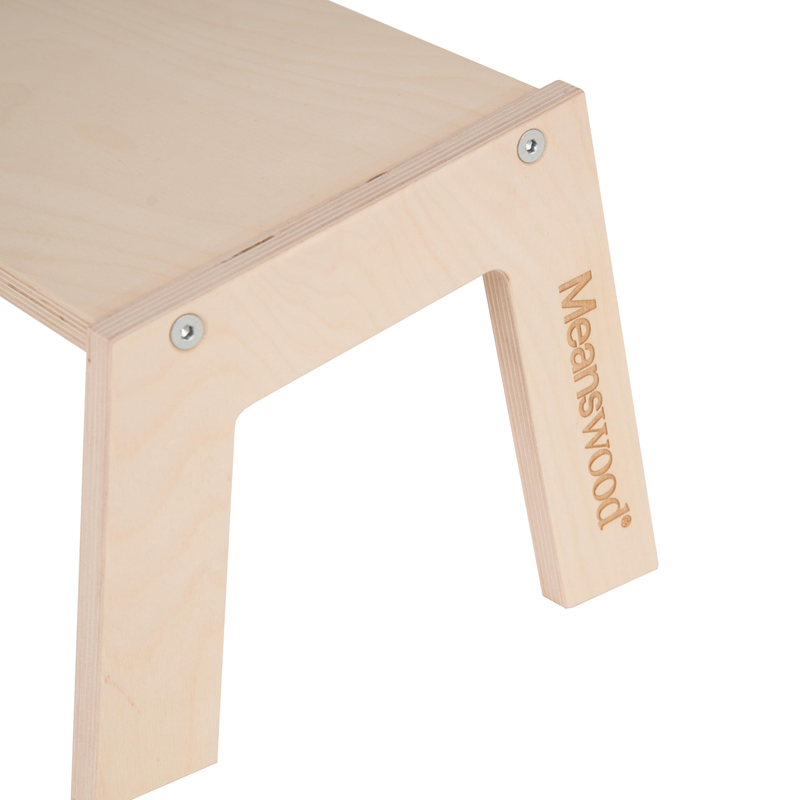 MeansWood Panca Ergonomica da Meditazione, Sgabello in Legno per Meditazione, Sedia Posturale, Relax Profondo