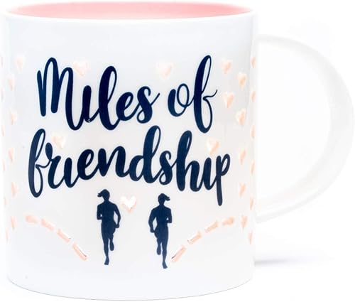 Gone For a Run Taza de porcelana Miles of Friendship  Transparente