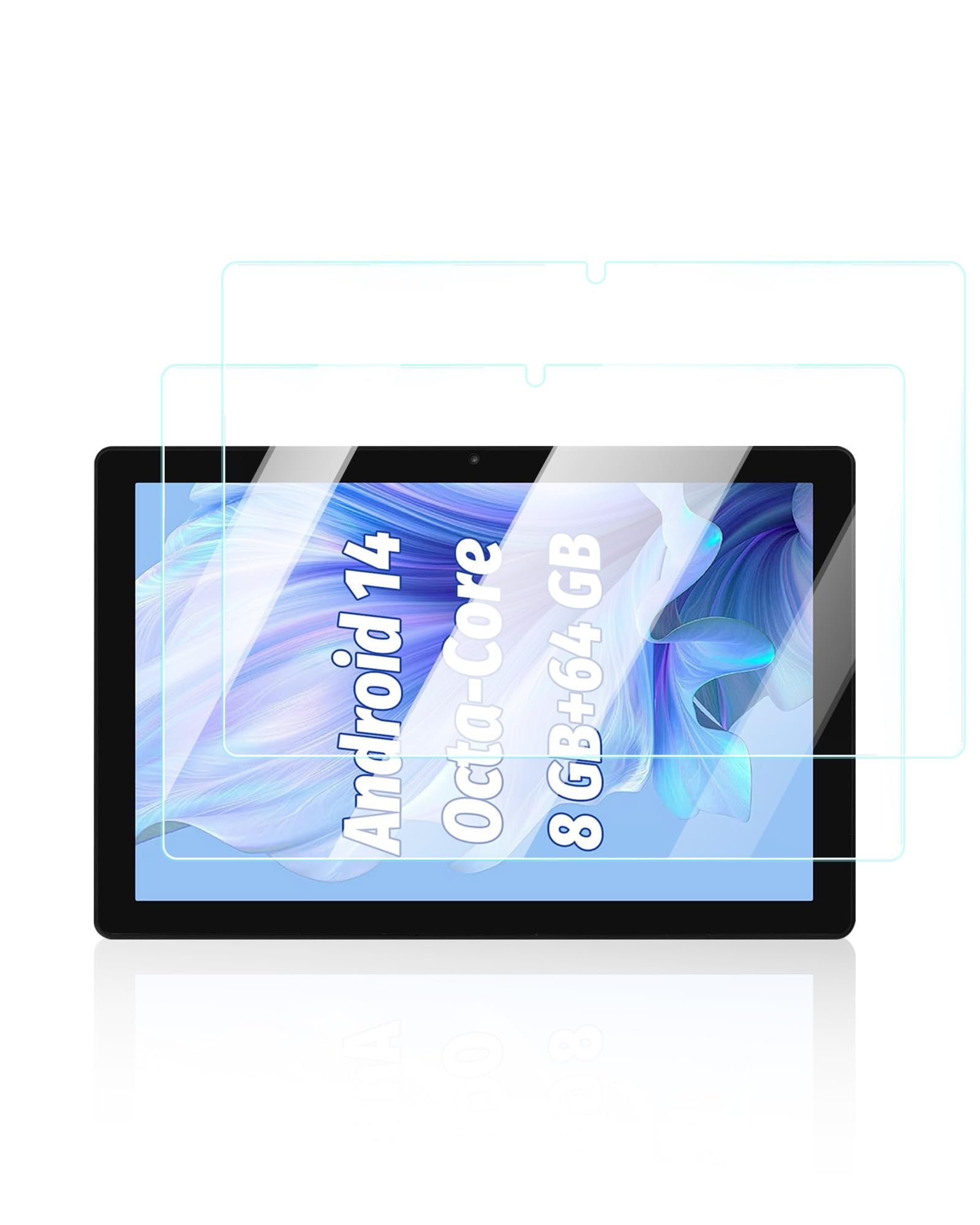 Screen Protector for ZANDIZ C10 10.1 Inch Tablet Android 14 Octa Core Processor Tablet,Anti-Scratch 9H Hardness Touch Sensitive 2.5D Rounded Edges