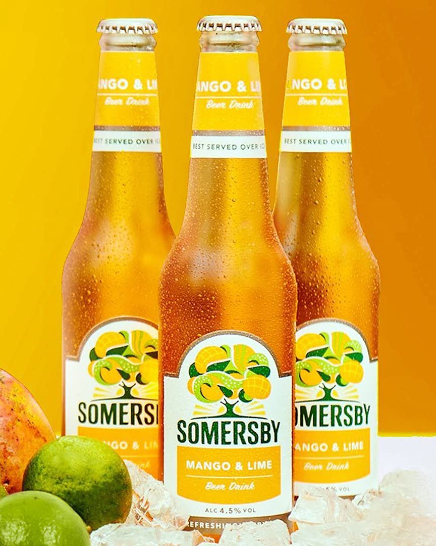 Somersby Mango & Lime Cider, Glas Einweg 24 x 0.33 L