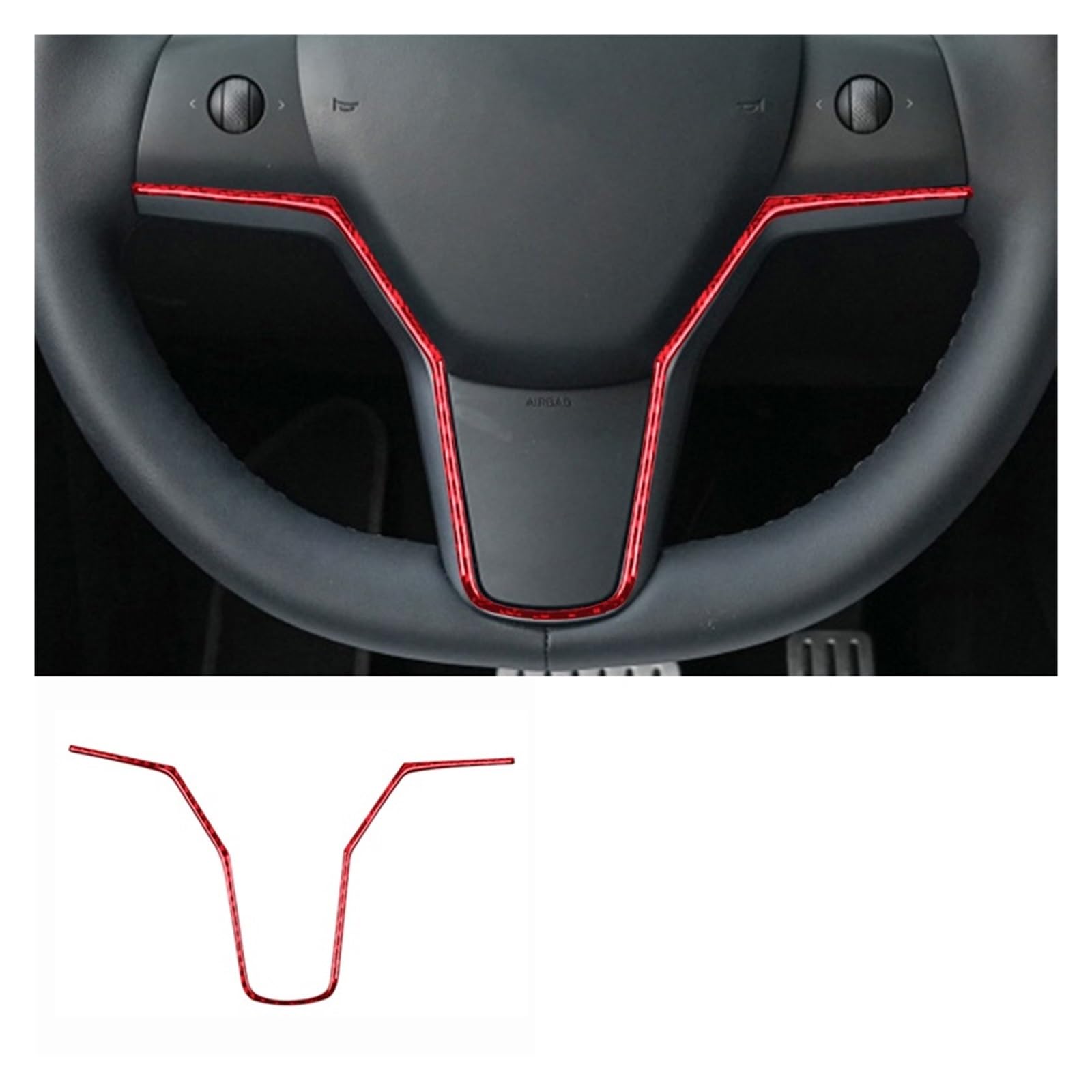 Car Steering Wheel Button Sticker,Fit For Model