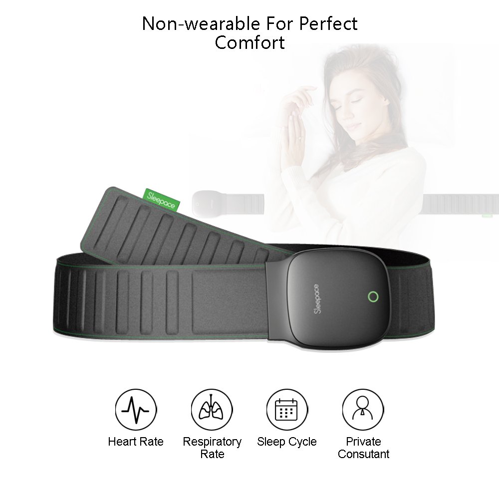 Sleepace Reston Nonwearable Sleep Tracker System, Professional