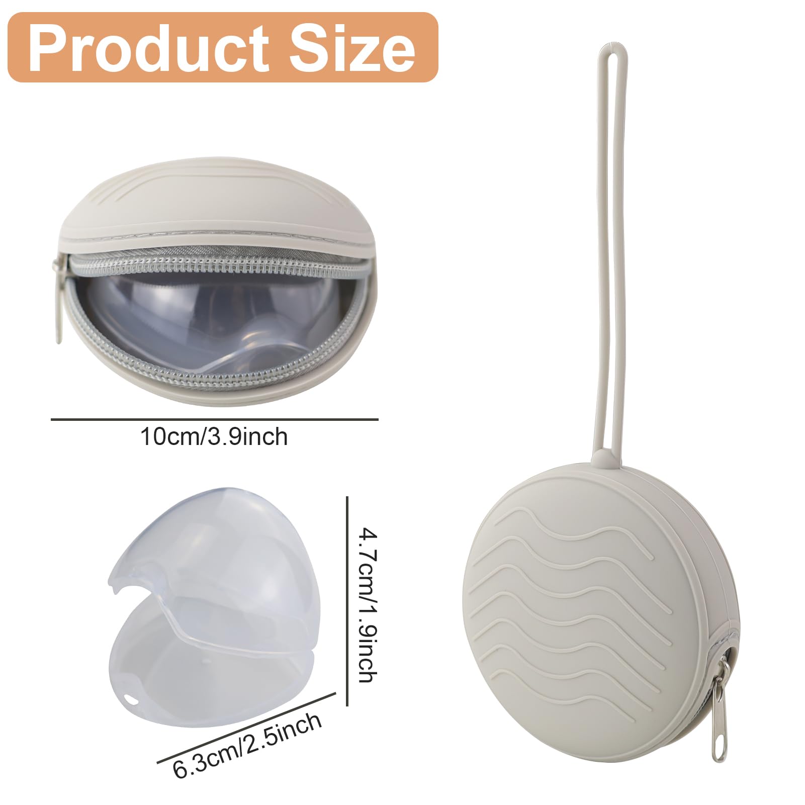 Portaciuccio Silicone 4 Pezzi - Scatola Per Succhietti, Antiperdita - Foto 9