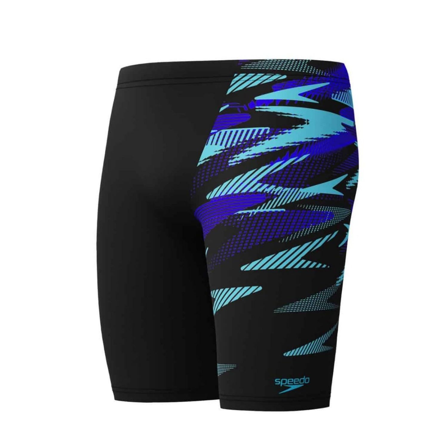 Speedo Jammer Hyperboom V-Cut dla mężczyzn, szybkoschnący, trening, fitness, odporny na działanie chloru (1 szt.)
