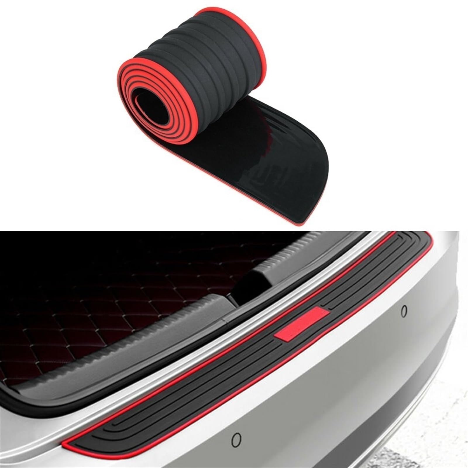 Protecteur de Pare-Chocs de Voiture Bande de Protection Pare-Chocs 90 cm, Bande Universelle pour seuil Coffre pour arrière Voiture, épaisse