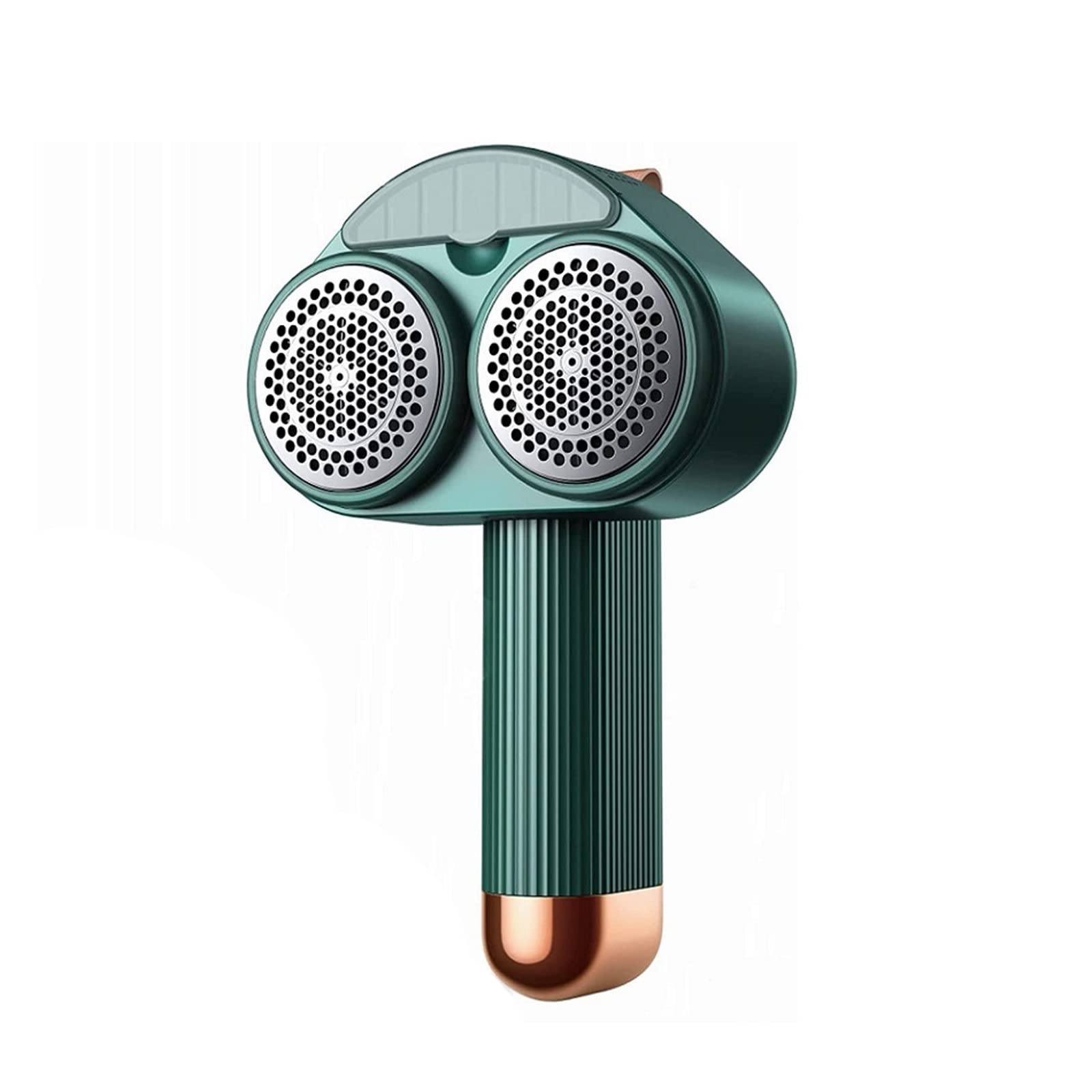 ALSAM Afeitadora eléctrica for Quitar Pelusas de suéter, afeitadora de Tela Recargable, afeitadora for Quitar Pelusas de Doble Cabezal con 2 Cuchillas reemplazables for Ropa