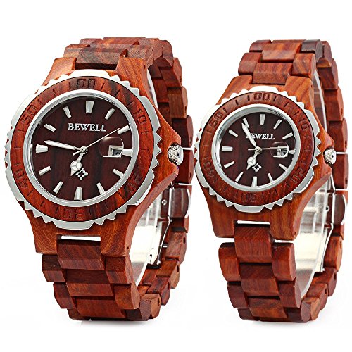 Couple's Wooden Watch Set