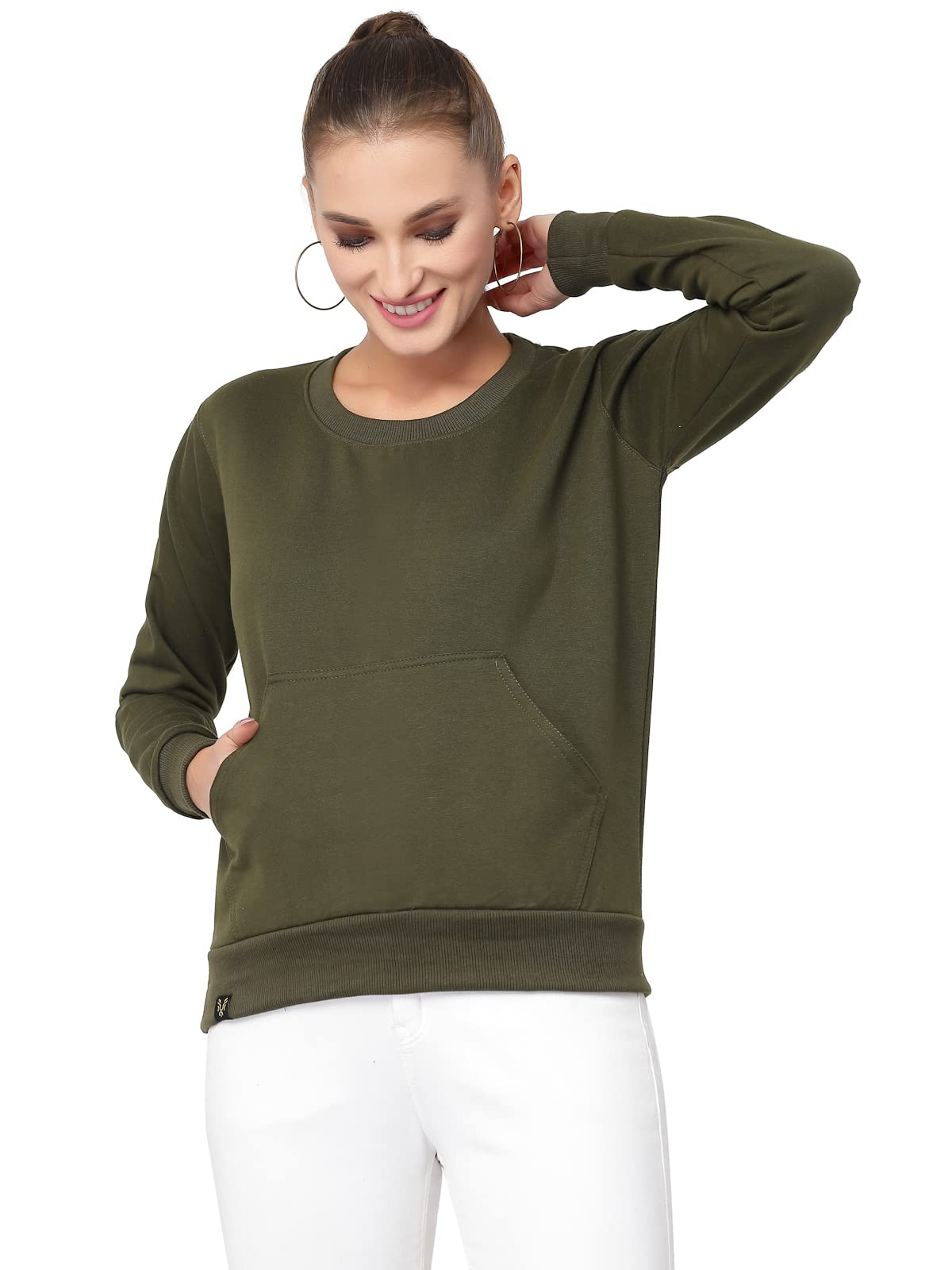 uzarus Womens Cotton Fleece Premium Sweatshirt-picture-30