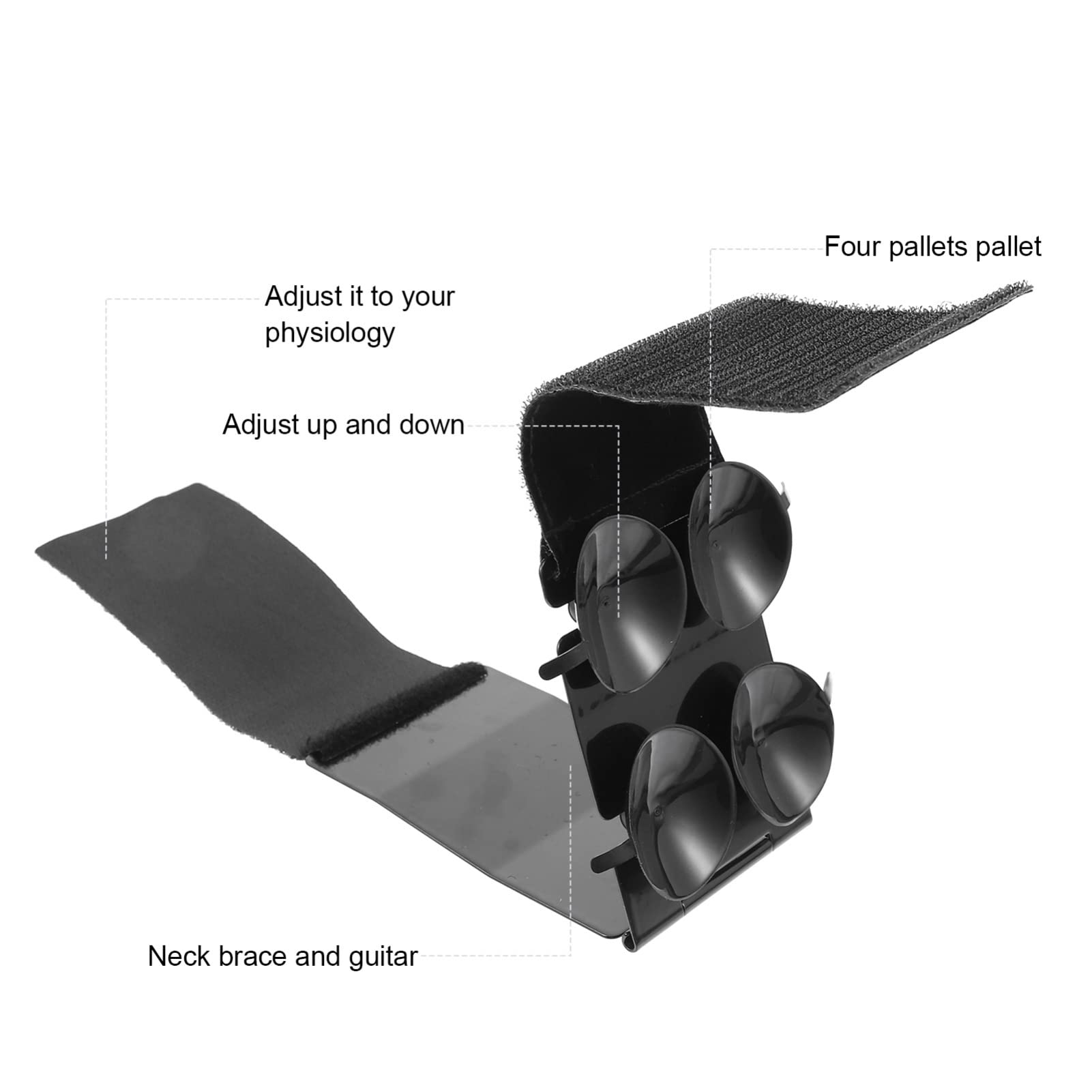 ifundom Footstool Music Stool for Guitar Players Sturdy Steel Footrest Adjustable Guitar Leg Rest Foot Stool for Musicians