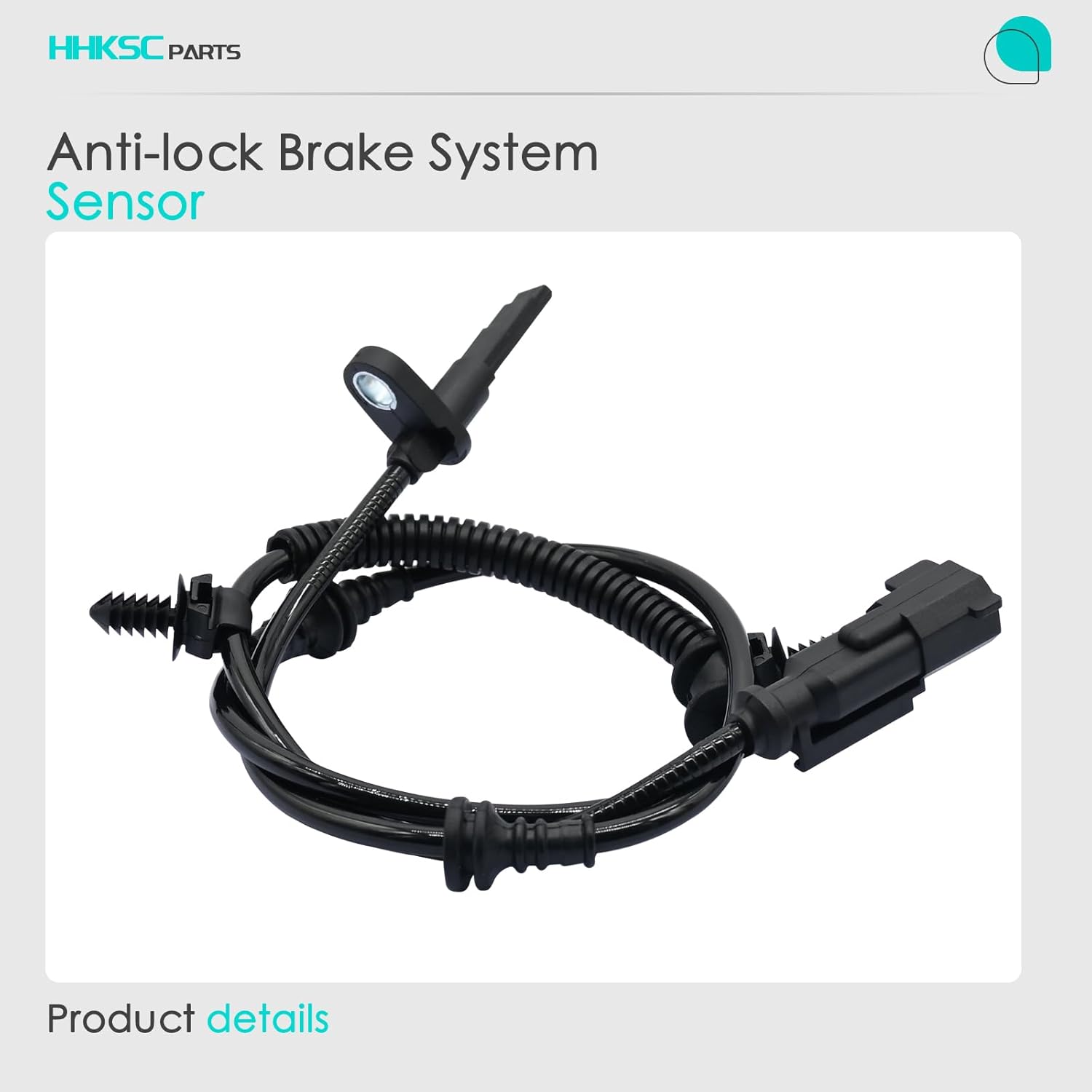 2pcs Rear Left and Right ABS Wheel Speed Sensor Compatible with Ford Explorer Police Interceptor Utility #DA8Z2C190A ALS2390 w/o Automated Parking Assist 13 14 15 16 17 18 19