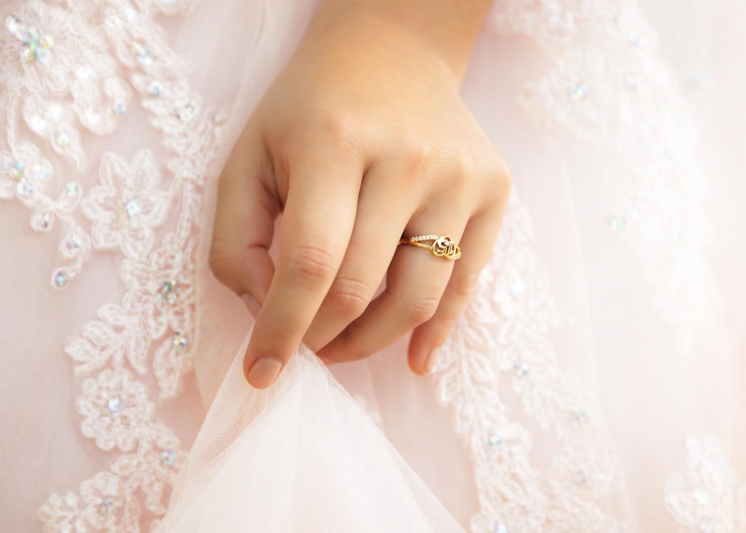 Cherished Moments 14K Gold-Plated Sterling Silver Heart or Tiara Ring for Quinceañera Gift, "Sweet 15" Present with 15 Sparkling CZs