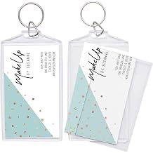 Create Your Own Acrylic Business Card Keychain - Case of 144