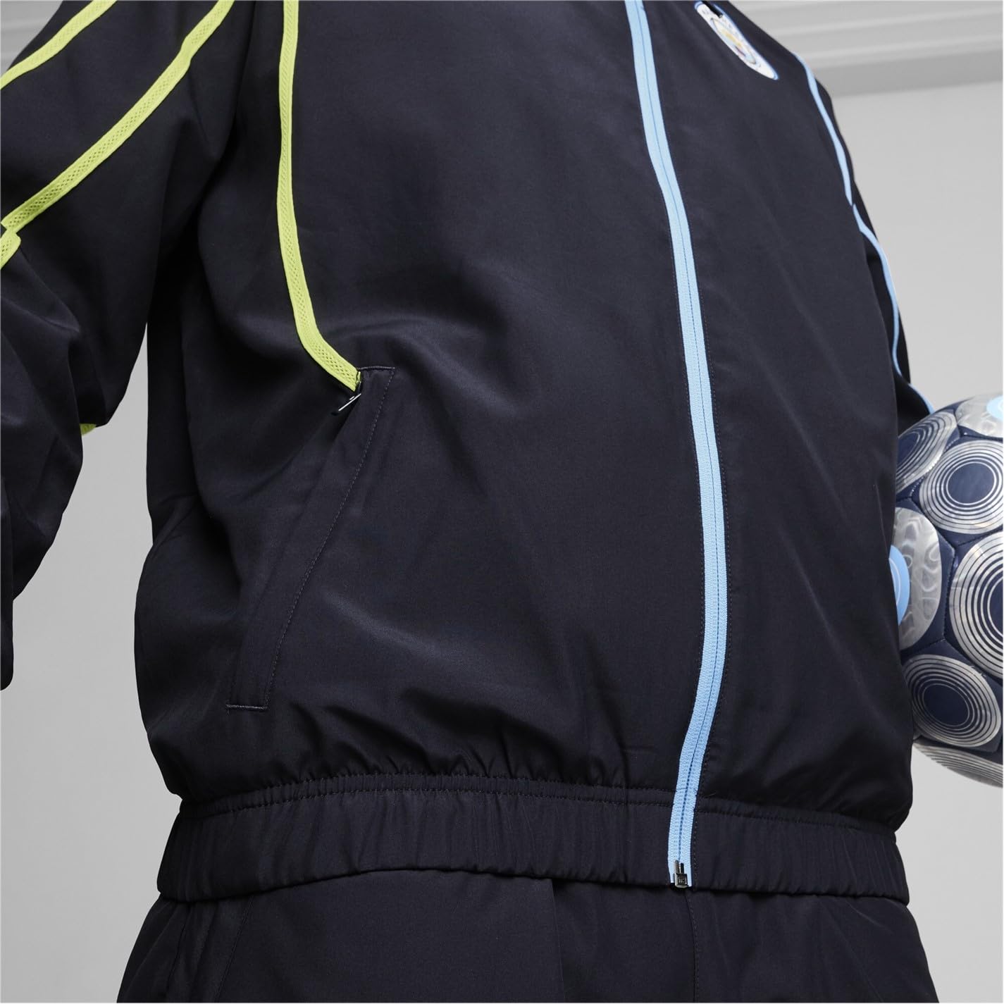 PUMA Giacca da uomo in tessuto pre-partita Manchester City 2024 2025