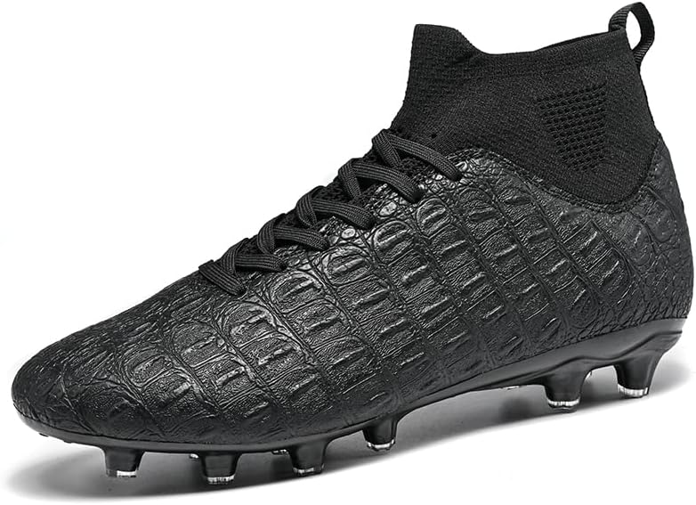 Soccer Cleats Mens Football Shoes Outdoor High Top Non-Slip Youth Trainning AG/FG Soccer Shoes