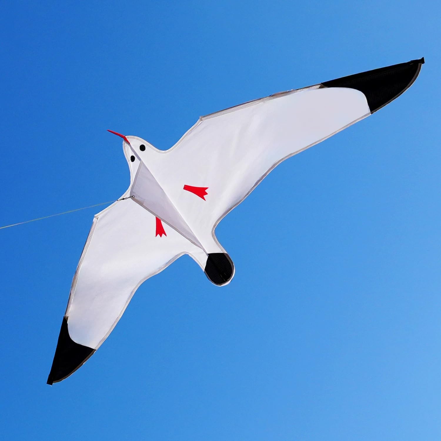 Cerf-volant Pigeon Et Mouette – Tissu Résistant, Armature Renforcée – Facile à Piloter Pour Débutants – Idéal Pour Plage Ou Jardin