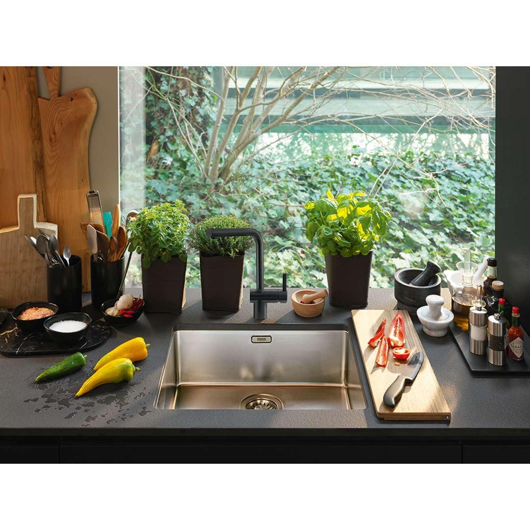 FRANKE; Robinet de cuisine Atlas NEO (115.0550.424); Couleur : inox noir