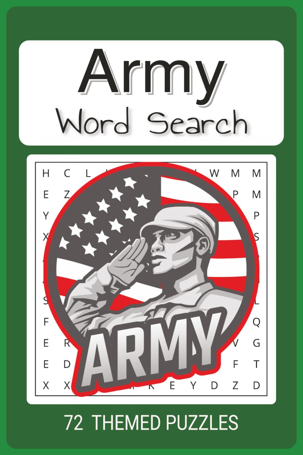 Army Word Search Puzzle Book: Easy To Read Word Find
