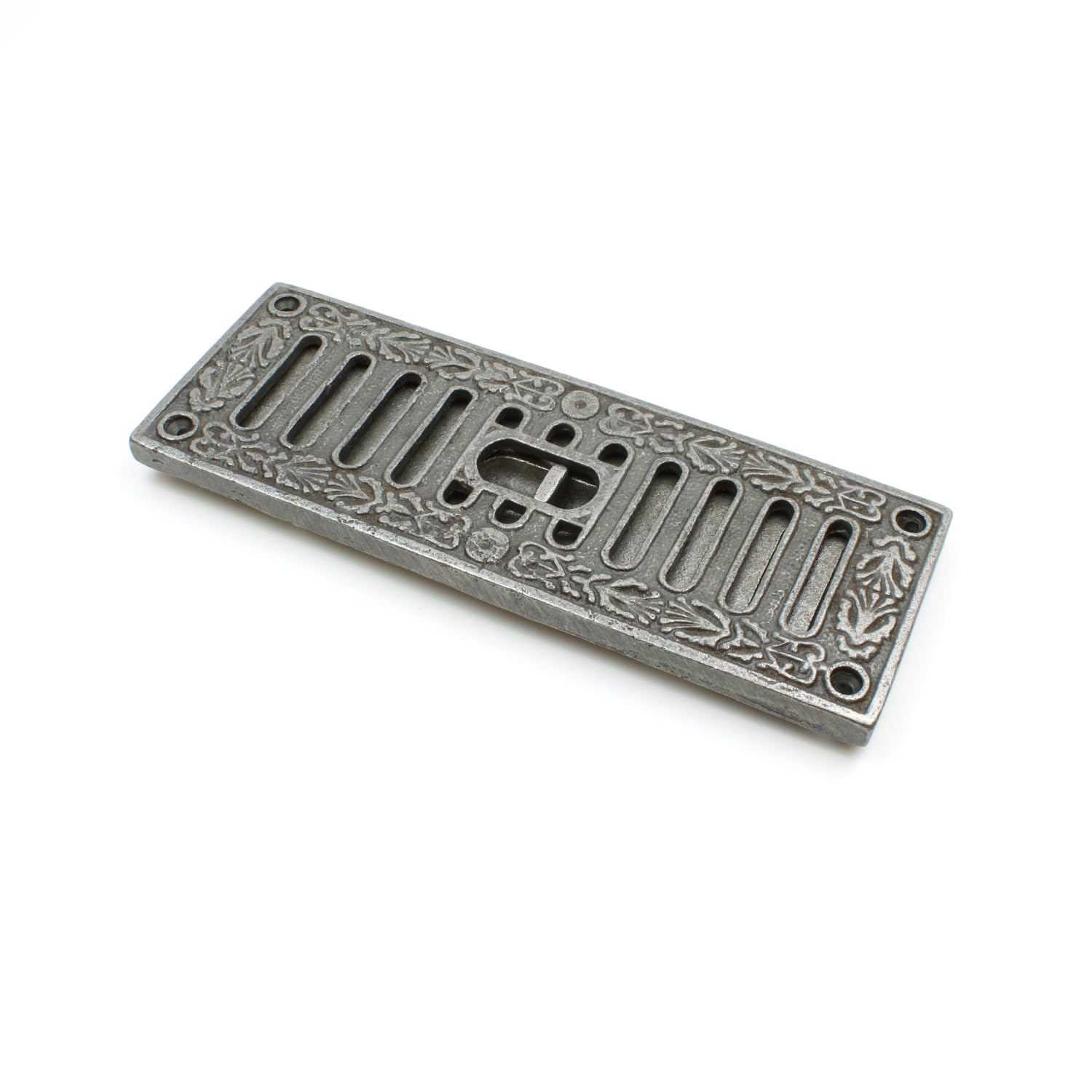 Oakcrafts - Antique Cast Iron Adjustable Sliding Dalton Air Vent - 229mm x 76mm