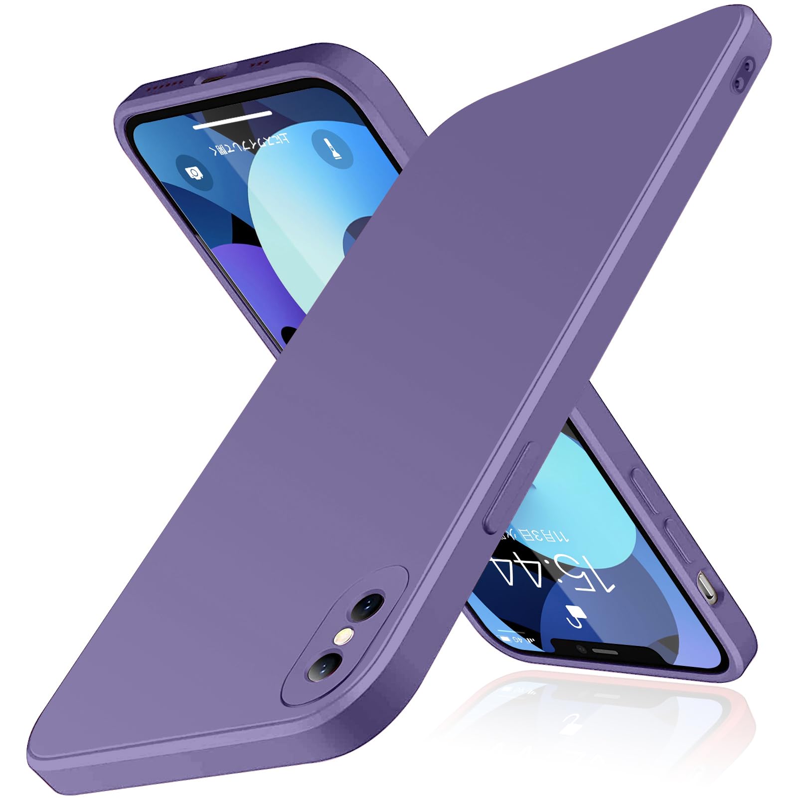 Amazon.co.jp: iPhone XS ケース 耐衝撃 薄型 柔軟 全面保護 軍用規格