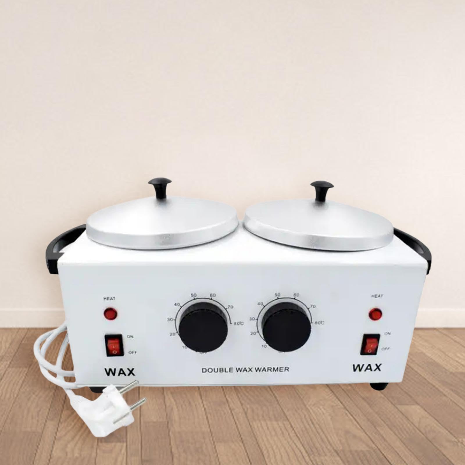 Calentador de Cera de Doble Recipiente, Máquina de Fusión de 200 W para Tratamientos de Belleza Y