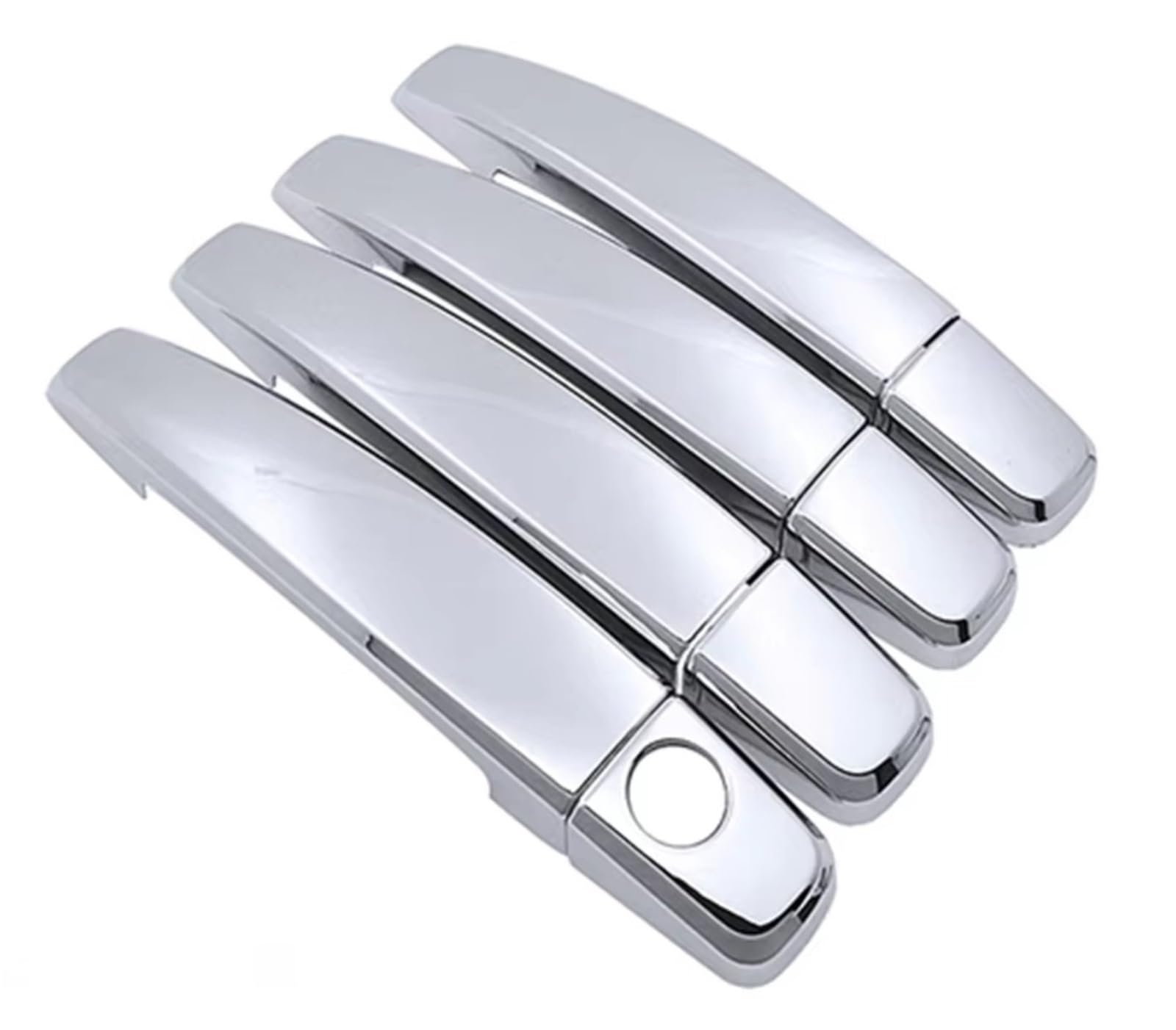 for Opel for Antara 2006-2015 Car Accessories Stickers Chrome Handles Cover Trim Car Exterior Door Handle