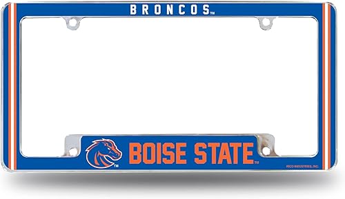 Miniatura 226 de Rico Industries NCAA Classic 12" x 6" Chrome All Over Automotive License Plate Frame for Car/Truck/SUV