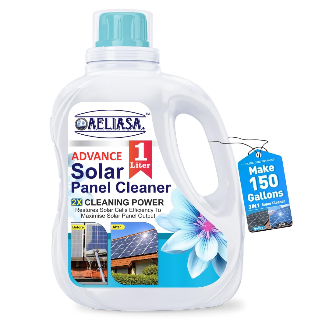 Advance Solar Panel Cleaner Liquid – 1000ml | Removes Dust, Bird Droppings, Pollen | Enhances Efficiency | Safe for All Panels-image-47