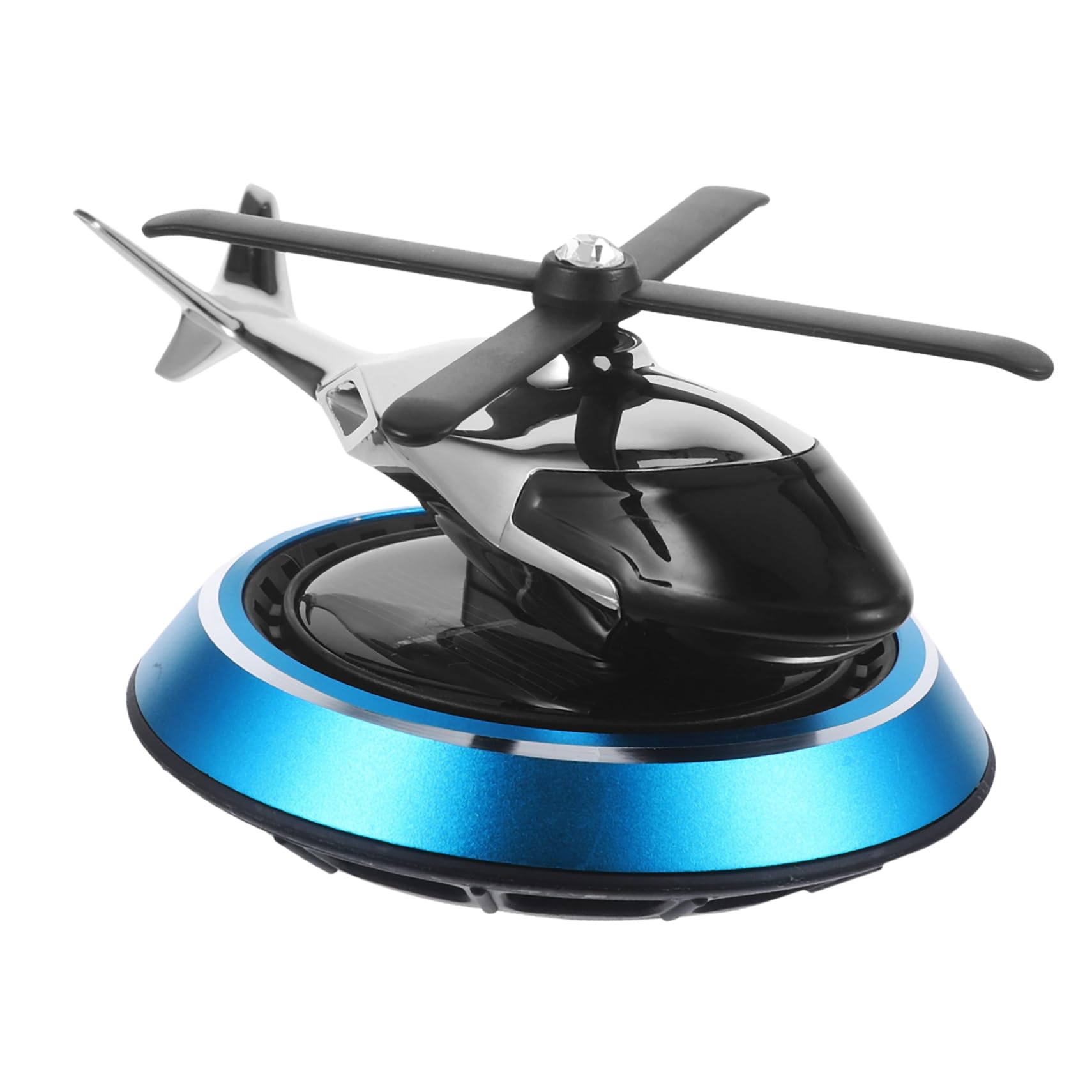 Mobestech 3stücke Solarbetriebene Helikopter-auto-dekoration Aromadiffuser Für Pkw Elegantes Dashboard-ornament Farbverlauf Ohne Duft Für Jedes Auto-innenraum Einzigartiges Für