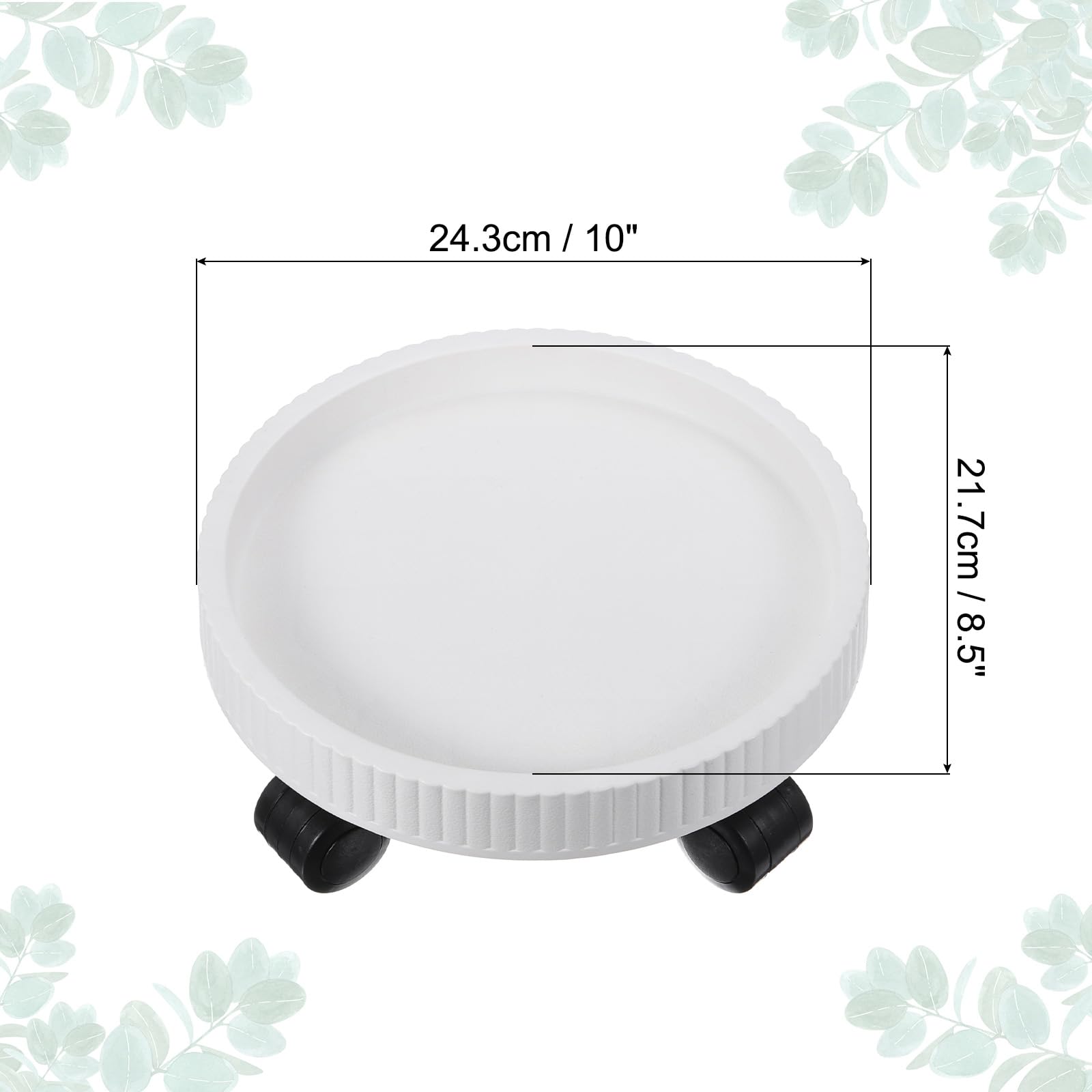PATIKIL Plant Stand with Wheels - Image 2