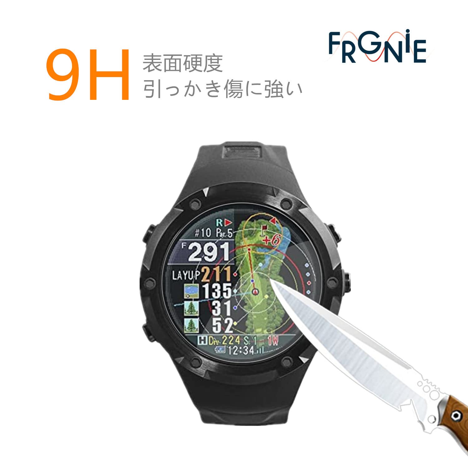 Amazon.co.jp: Frgnie (3枚入り) 対応 Shot Navi Evolve α スクリーン 