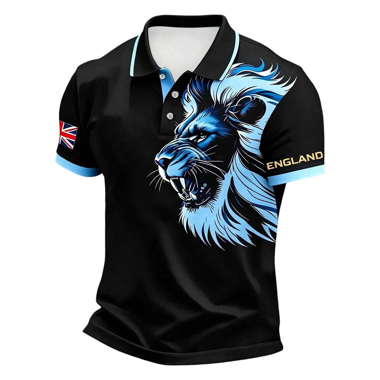 England St Shirt Classic Shirt with Red England Flag Design Perfect for Football Fans Comfortable Fit for Wear and Matches (2XL)