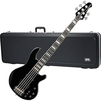 Amazon.com: Lakland Skyline 55-02 Bass Guitar, Black Sparkle